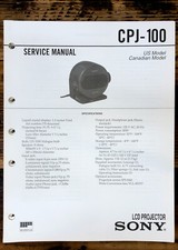 Sony CPJ-100 Proiettore LCD