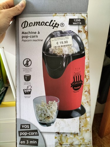 Macchina per popcorn domoclip - macchina,