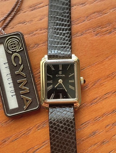 Reloj cyma quartz chapado - reloj,