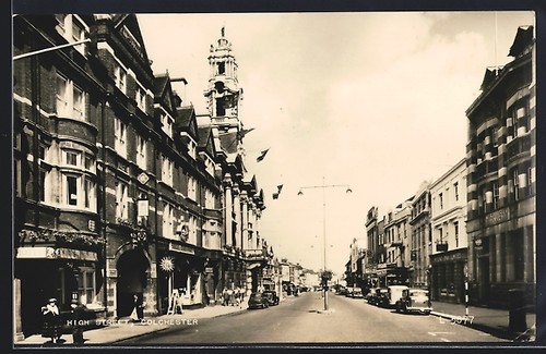 Cartolina colchester high - colchester,,