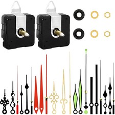 2 Pezzi Movimento Orologio Al Quarzo con 7 Set Lancette Contiene Lancette per1864