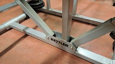 panca KETTLER con telaio porta bilanciere 