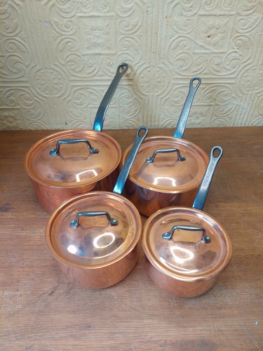 Set padelle vintage francesi - set, 4