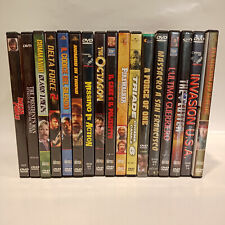 LOTTO DVD FILM MOVIE D'AZIONE CHUCK NORRIS 17 PEZZI ITALIANO VARI TITOLI