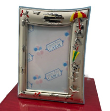 Cornice in argento firmata Made Italy Arredamento Camerette Bambini+Pacco Regalo