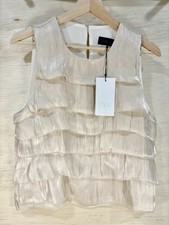 Top zara effetto scintillante - top,