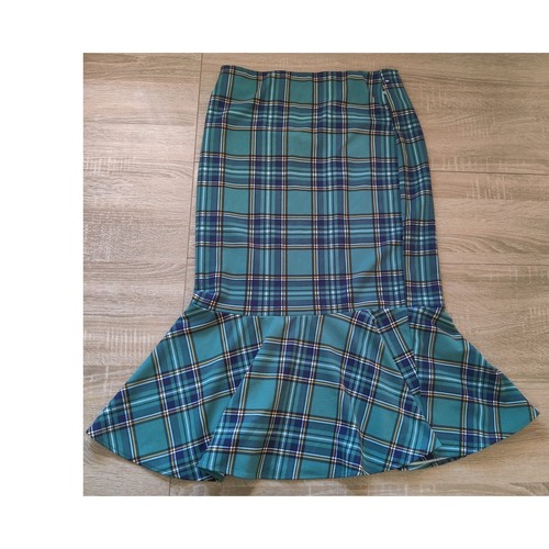 Gonna midi blu verde - , a