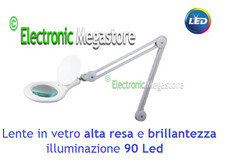 Lampada con lente di