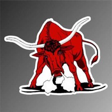 Adesivo toro torino granata