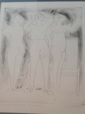 Acquaforte originale di Marino Marini firmata e numerata dall' autore