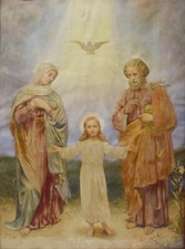 relic reliquia SACRA FAMIGLIA