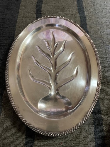 Piatto acciaio inox vintage