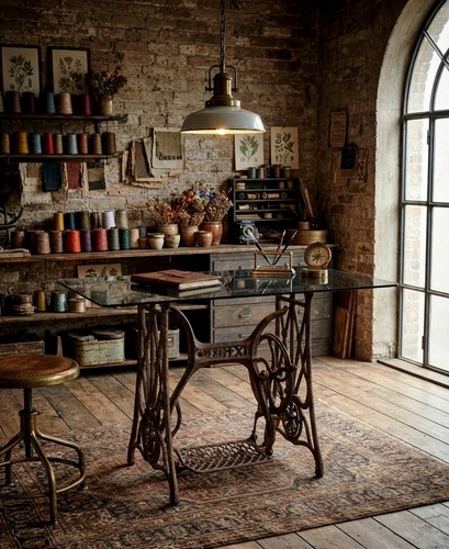 Tavolo industrial vintage - industrial,
