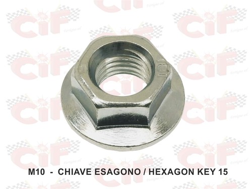 Dado flangiato variatore cif - dado,