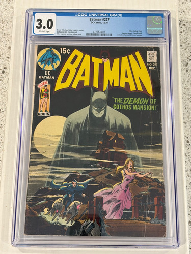 Batman 227 cgc - 3.0, dc