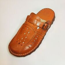 Sandali Lukpol pelle di bufalo uomo comodi forma ortopedica 878