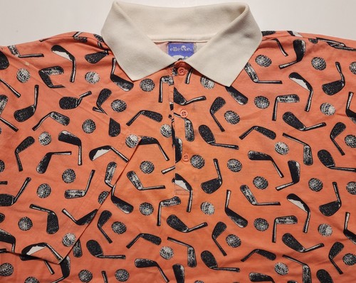 Polo golf ellesse - golf, salmon