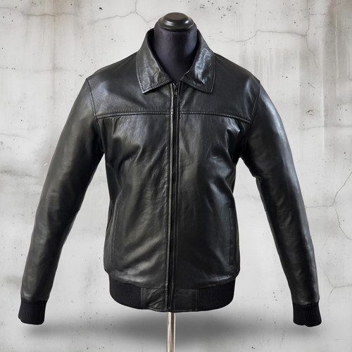Giubbotto giacca pelle fonzie - pelle,