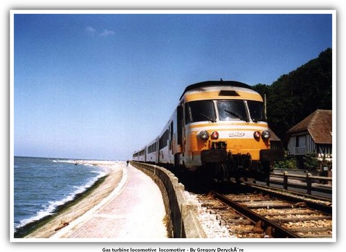 Turbina gas ferrovia - a, treno