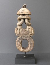 Antico Guida Zangola Burro IN Legno, Nepal