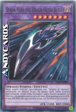 SPADA NERA DEL DRAGO OCCHI ROSSI • Comune • DLCS IT063 • 1Ed • Yugioh! ANDYCARDS