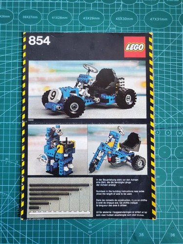 Lego technic 854 - lego, kart