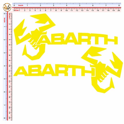 Abarth adesivi scorpione - , pvc