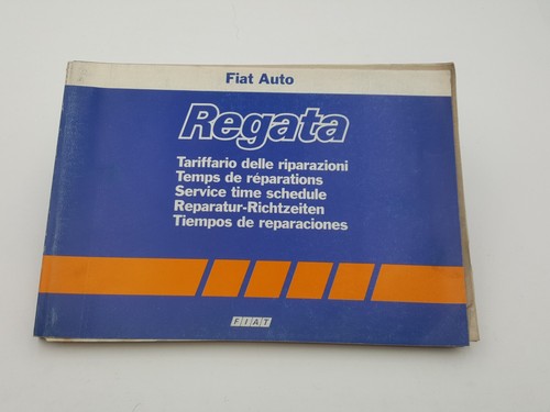 Manuale officina fiat regata - ,
