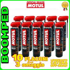 10x400ML Grasso Spray Catena Moto MOTUL C3 Chain Lube Off Road Cross Quad 10MO18