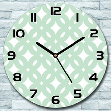 Wanduhr aus Glas Rund fi 30