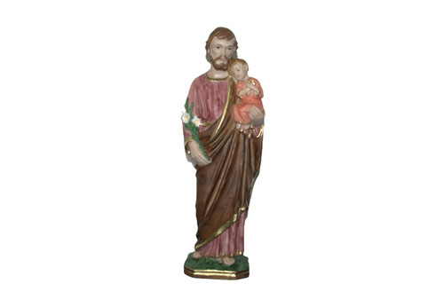 Statua san giuseppe dipinta - statua,
