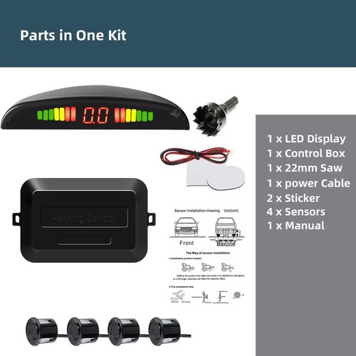 Kit sensori parcheggio - sensori, led