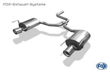 Duplex Scarico Sportivo Alfa Romeo 159 1X100MM Rotondo Arrotolato Smussato