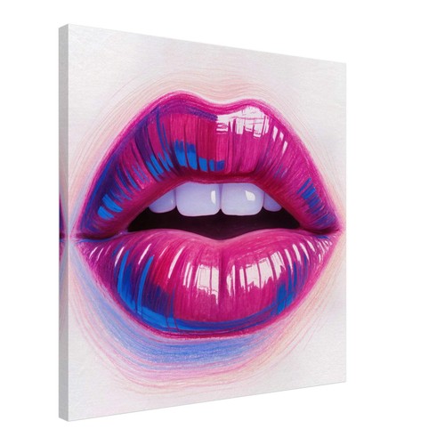 Quadro labbra vive tela - quadro,