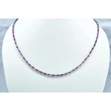Collana perline granato - granato, +