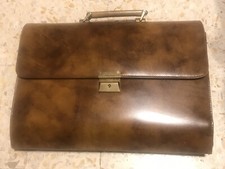 BORSA DA MEDICO IN CUOIO usata Agenda In Cuoio Portadocumenti