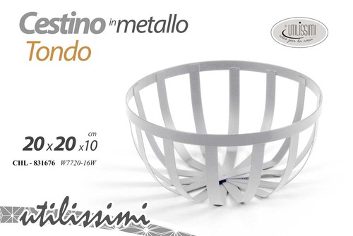 Cestino cucina pane frutta