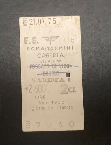 Biglietto ticket treno - ticket,