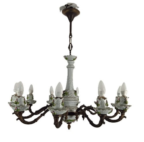 Lampadario capodimonte - lampadario,