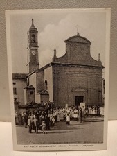 Cartolina Alessandria San Rocco di Gamalero animata anni 30