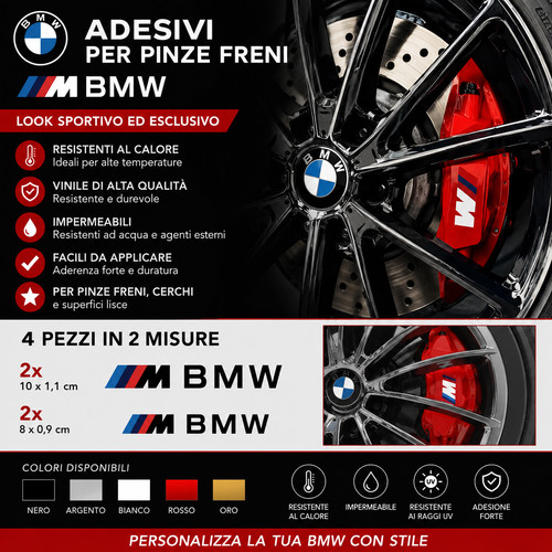 Adesivi bmw per pinze - m,