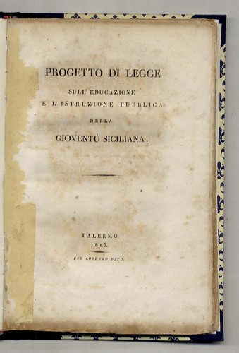 Progetto legge - di,