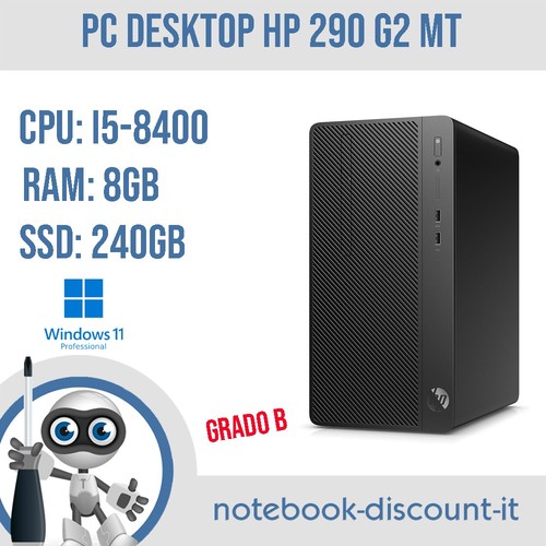 Desktop 290 mt - hp, cpu
