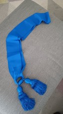 FASCIA SCIARPA BLU PER  DIVISA