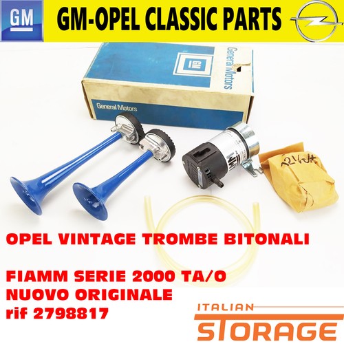 Opel vintage trombe - vintage, bitonali