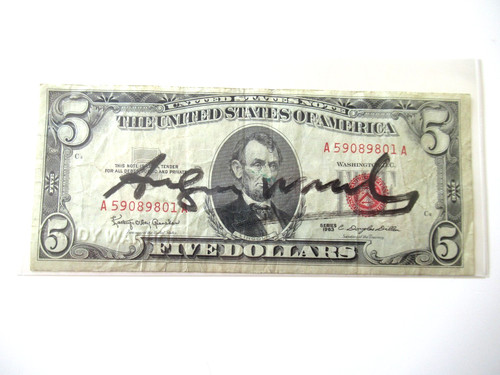 Andy warhol banconota - a7),