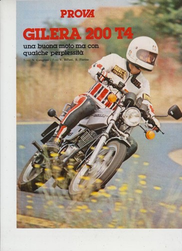 Advertising test moto gilera - test,