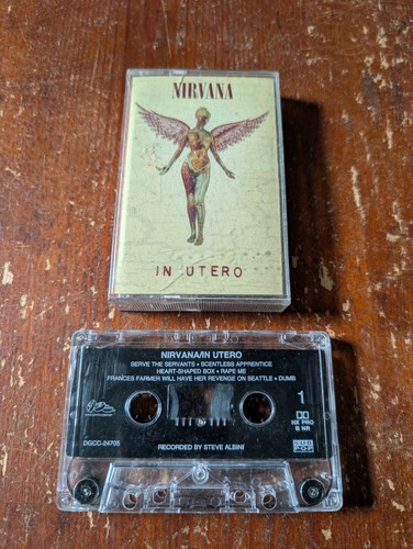 Nirvana utero 1993 cassette - in,