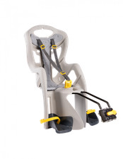 Bellelli Seggiolino Posteriore Pepe Attacco al Telaio Grigio Chiaro