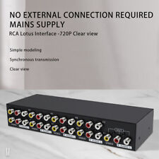 Switch AV 8 porte RCA